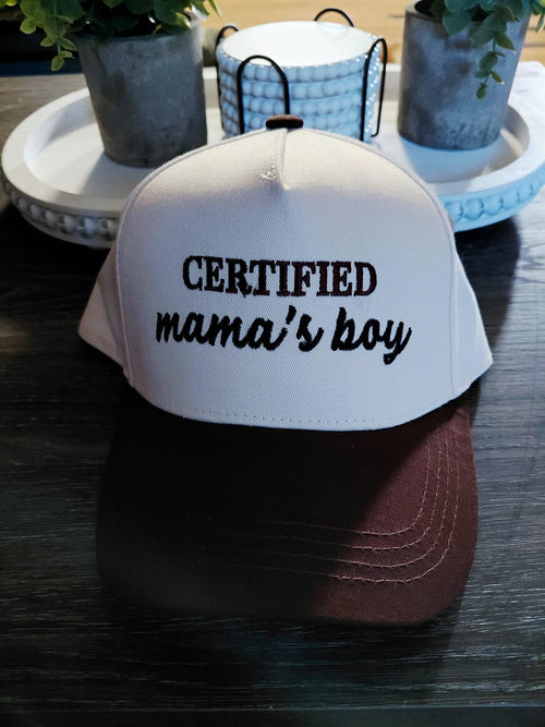 Certified Mama's Boy Hat