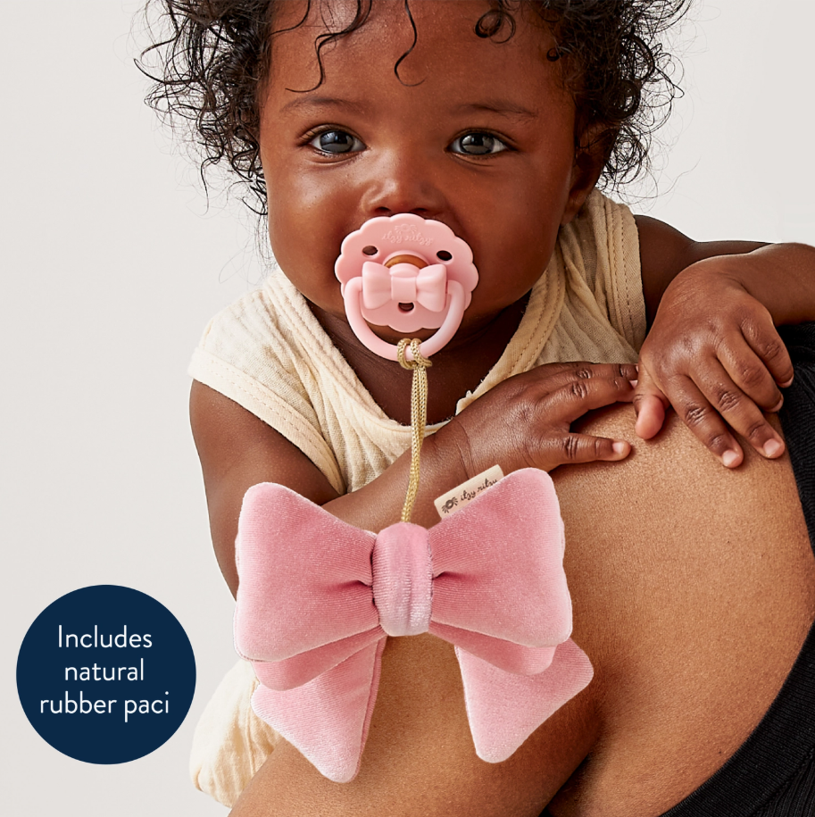 Bitzy Pal Natural Rubber Pacifier & Plush