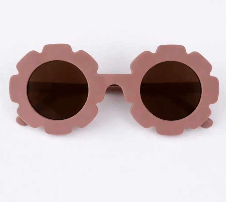 Daisy Petal Sunglasses - Dusty Mauve