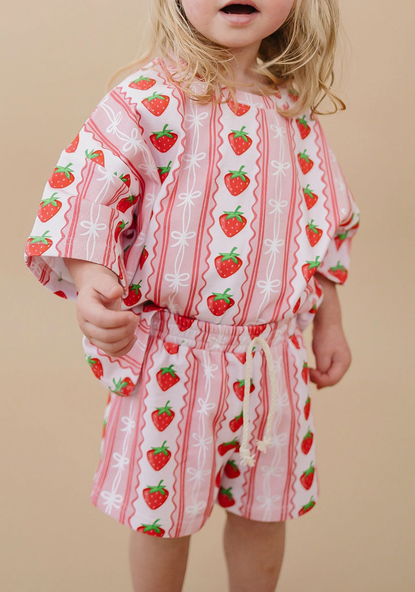 Shorts Set | Strawberry