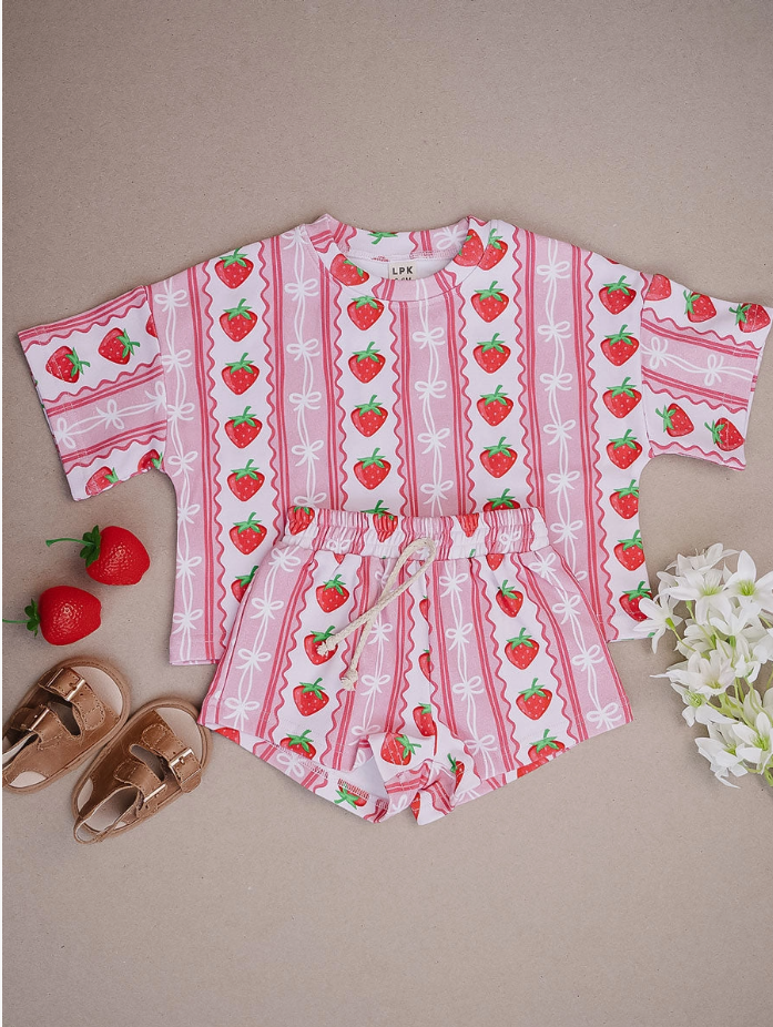 Shorts Set | Strawberry