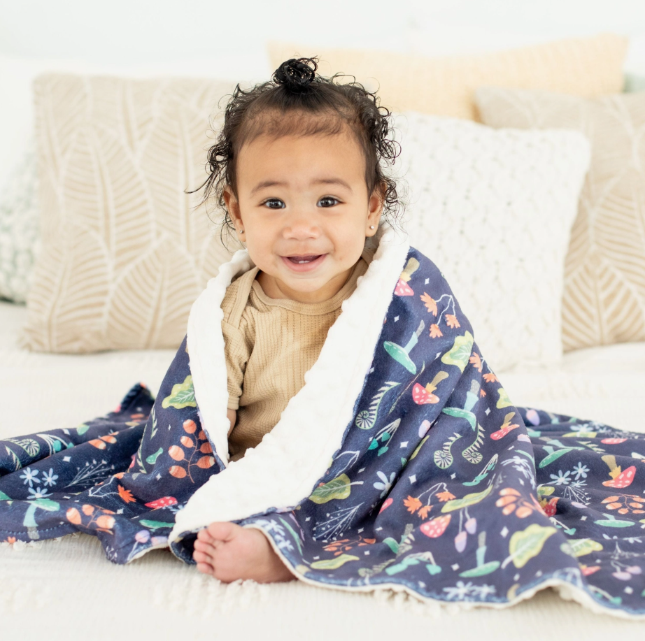 Baby & Toddler Minky Blanket - Magic Garden