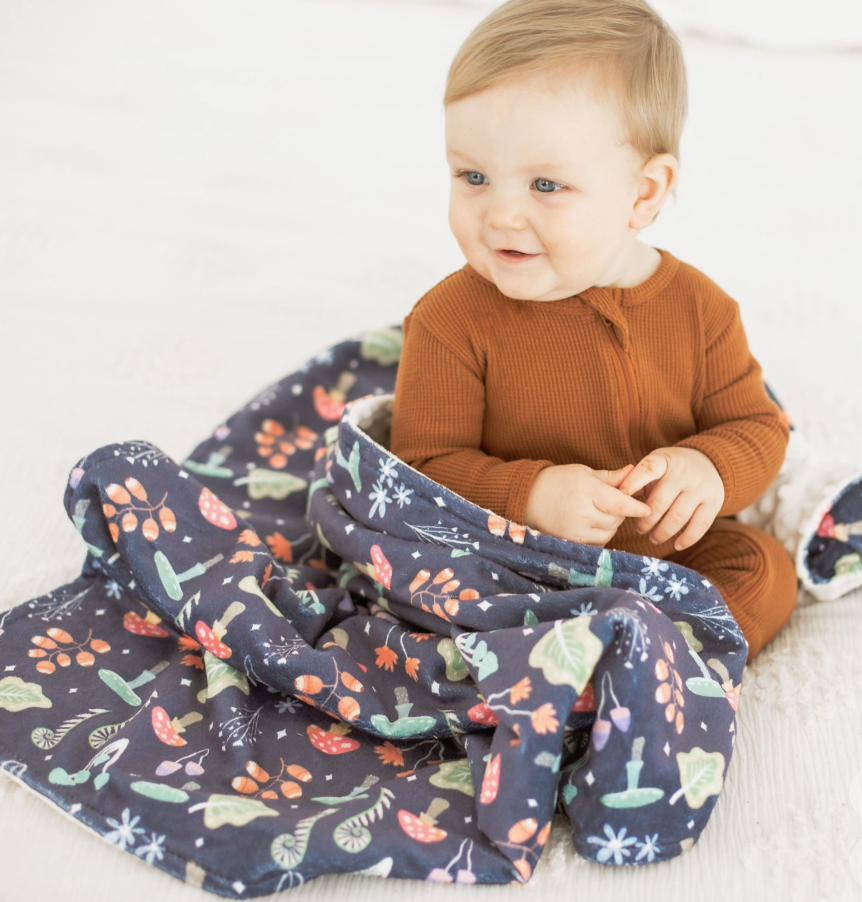 Baby & Toddler Minky Blanket - Magic Garden
